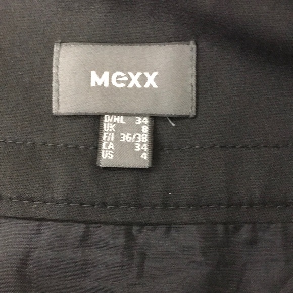 MEXX Classic Black Mini Skirt Size 4 - Picture 5 of 5